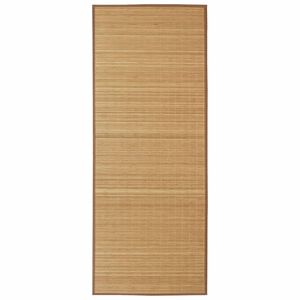 vidaXL Suorakulmainen ruskea bambumatto 80x200 cm