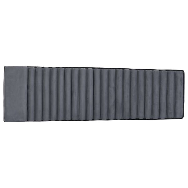 vidaXL Aurinkotuolin pehmuste harmaa mokkanahka