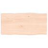 vidaXL P&ouml;yt&auml;levy 80x40x(2-4) cm k&auml;sittelem&auml;t&ouml;n t&auml;ysi puu el&auml;v&auml; reuna