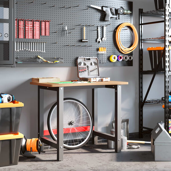 vidaXL Ty&ouml;penkki 100x(55-60)x81,5 cm t&auml;ysi py&ouml;kki