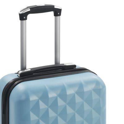 vidaXL Kovapintainen matkalaukku sininen ABS