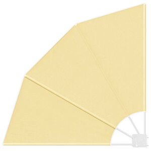 vidaXL Parvekkeen yksityisyyden suoja Hiekka 115 x 115 cm Polyesteri