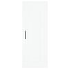 vidaXL Seinäkiinnitettävä kaappi valkoinen 34,5x34x90 cm tekninen puu