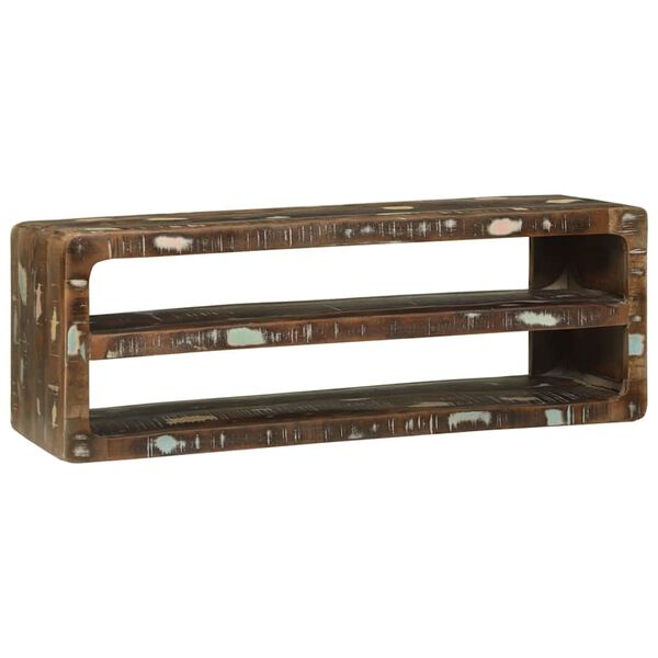 vidaXL TV-kaappi Moniv&auml;rinen 100 x 32 x 36 cm Kierr&auml;tetty T&auml;yspuu