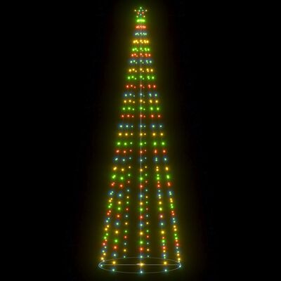 vidaXL Kartiojoulukuusi 330 moniväristä LED-valoa 100x300 cm