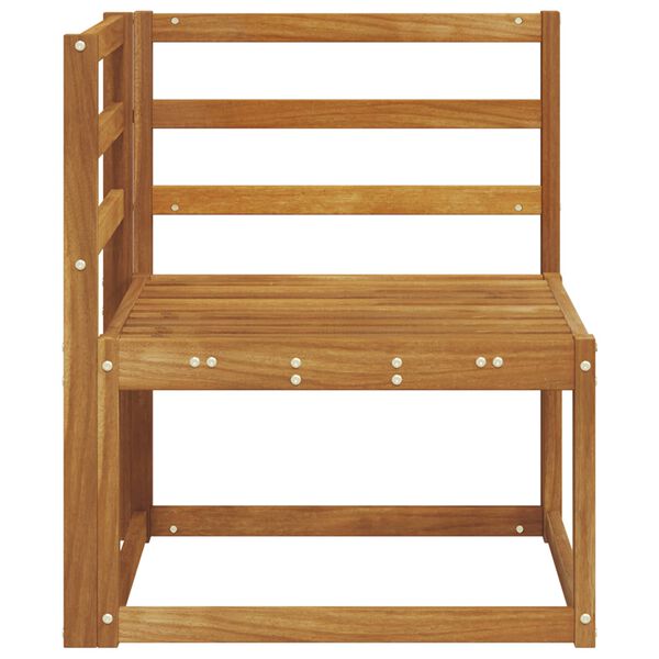 vidaXL Ulkona kulmasohva Tihe&auml; akasiapuu Luonnollinen 63 x 63 x 73 cm