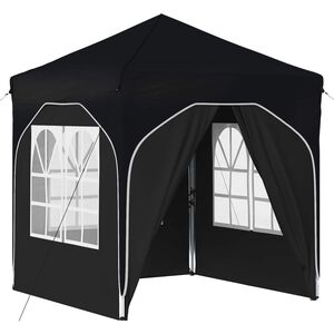 vidaXL Pop-up Juhlateltta 192 x 192 x 245 cm Antrasiitti