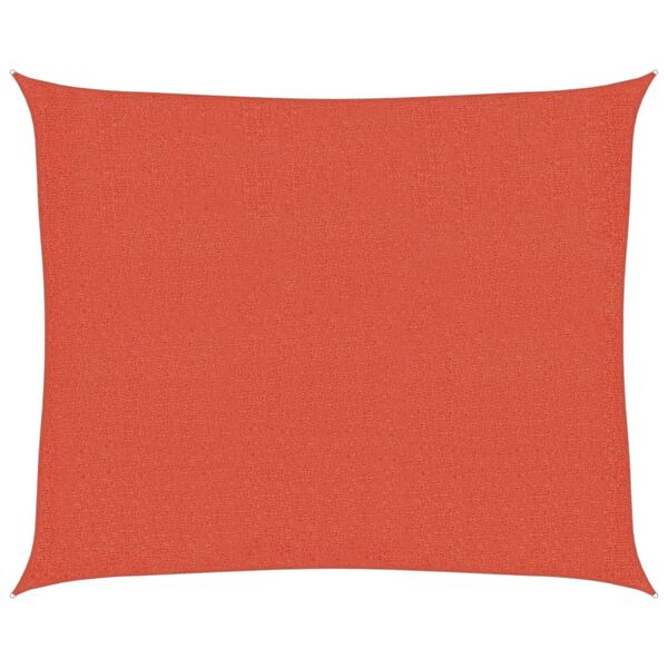 vidaXL Aurinkopurje 160 g/m² terrakotta 2,5x3 m HDPE