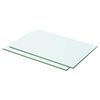 vidaXL Hyllyt 2 kpl kirkas lasi 50x25 cm