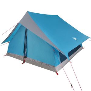 vidaXL Perhe Teltta katolla Sininen ja harmaa 315 x 286 x 200 cm