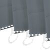 vidaXL Pystykaihtimet Harmaa Kangas 150x180 cm