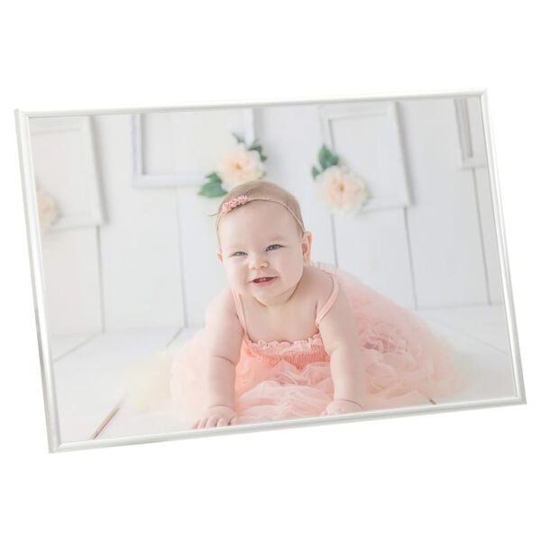 vidaXL Valokuvakehyskollaasi 5 kpl sein&auml;lle/p&ouml;yd&auml;lle hopea 70x90cm MDF