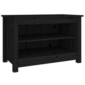 vidaXL Kenk&auml;penkki musta 70x38x45,5 cm t&auml;ysi m&auml;nty