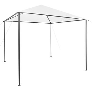 vidaXL Huvimaja 3x3x2,9 m valkoinen 180 g/m&sup2;