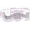 vidaXL 9 osainen Puutarhasohvasarja tyynyill&auml; musta polyrottinki