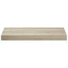 vidaXL Kelluvat sein&auml;hyllyt 4 kpl tammi 50x23x3,8 cm MDF