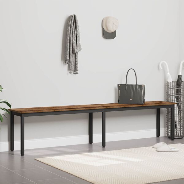 vidaXL Penkki Vanha puu 200 x 35 x 45 cm Tekninen puu