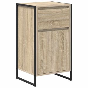 vidaXL Sivup&ouml;yt&auml; laatikon kanssa Sonoma 43 x 36 x 75,5 cm Tekninen puu