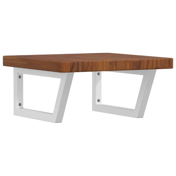 vidaXL Pesuallashylly sein&auml;lle ter&auml;s ja t&auml;ysi tammi