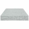 vidaXL Kelluvat sein&auml;hyllyt 4 kpl betoninharmaa 40x23x3,8 cm MDF