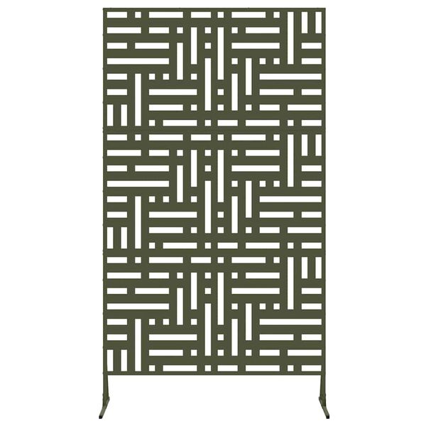 vidaXL Yksityisyysn&auml;ytt&ouml; Oliivi 100 x 50 x 180 cm Ter&auml;s