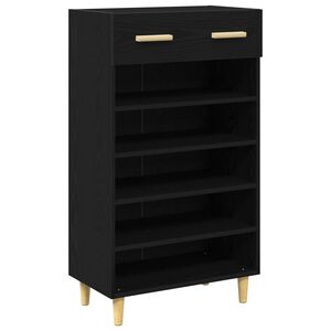 vidaXL Kenk&auml;kaappi 60 x 35 x 105 cm Tekninen puu Musta tammi