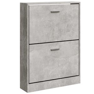 vidaXL Kenk&auml;kaappi betoninharmaa 59x17x81 cm tekninen puu