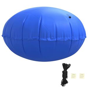 vidaXL Talvipoolityyny Sininen &Oslash; 220 x 140 cm Polyvinyylikloridi
