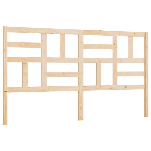 vidaXL Sängynpääty 186x4x104 cm täysi mänty