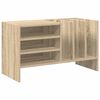 vidaXL Levykaappi Sonoman tammi 78,5 x 35 x 45 cm Tekninen puu