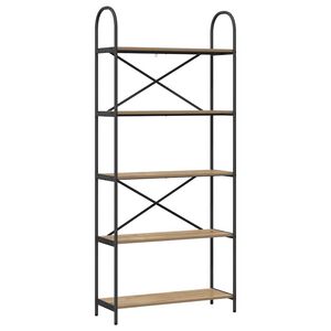 vidaXL Kirjahylly Artisan tammi 80 x 30 x 183 cm Tekninen puu