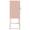 vidaXL Highboard Pinkki 68x39x107 cm Teräs