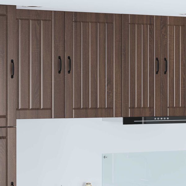 vidaXL Keitti&ouml;kaappi Lucca Ruskea tammi 50 x 31 x 80 cm Tekninen puu