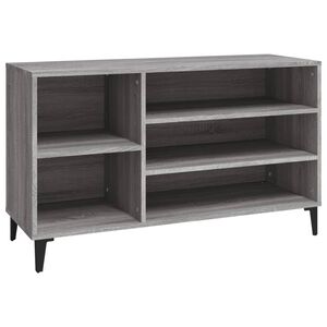 vidaXL Kenk&auml;kaappi harmaa Sonoma 102x36x60 cm tekninen puu