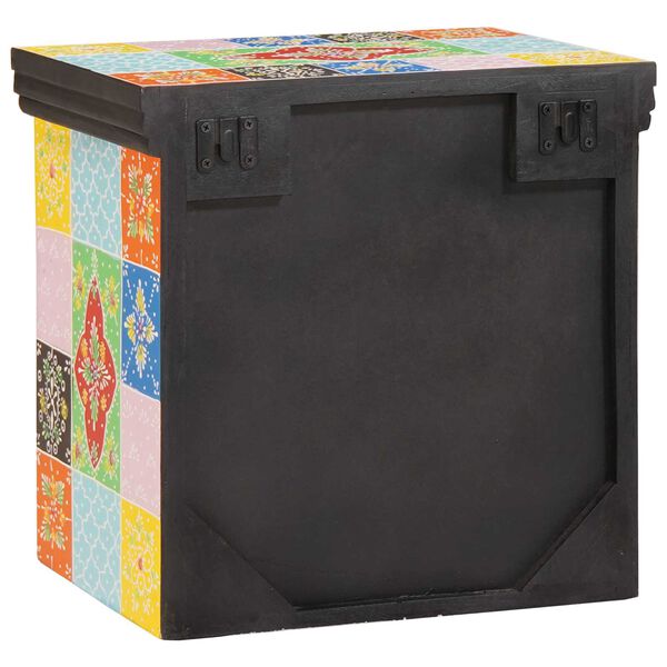 vidaXL Y&ouml;p&ouml;yt&auml;kaappi laatikon kanssa Moniv&auml;rinen 40 x 30 x 40 cm