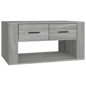 vidaXL Sohvap&ouml;yt&auml; harmaa Sonoma 80x50x40 cm tekninen puu
