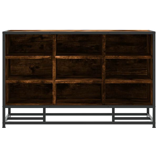 vidaXL kenk&auml;penkki savustettu tammi tekninen puu ja metalli