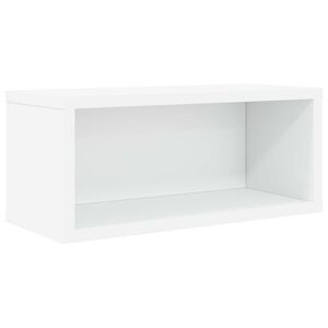 vidaXL CD-s&auml;ilytyshylly valkoinen 40 x 17 x 17 cm Tekninen puu