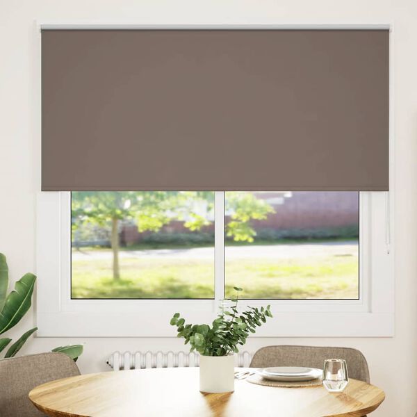 vidaXL Rullaverho Blackout kahvi 150x150 cm Kankaan leveys 146,6 cm