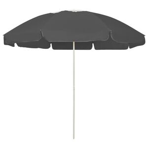 vidaXL Rantavarjo antrasiitti 240 cm