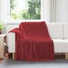 vidaXL Heittoviltti Bordeaux punainen 200 x 150 cm Fleese