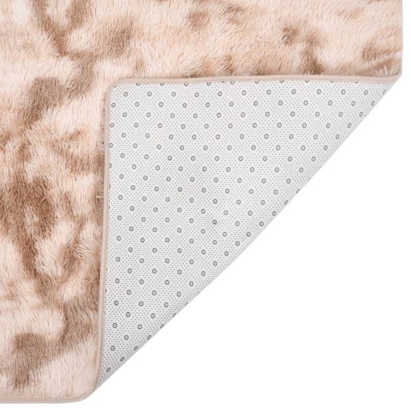 vidaXL Shaggy-matto kerma 230x160 cm