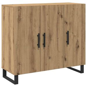 vidaXL Sivup&ouml;yt&auml; Artisan tammi 90 x 34 x 80 cm Tekninen puu
