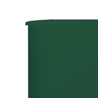 vidaXL Tuulensuojakangas 5 paneelilla 600x160 cm vihreä