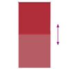 vidaXL Rullaverho Blackout punainen 70x150 cm Kankaan leveys 65,7 cm