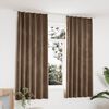 vidaXL Pimennysverhot koukuilla 2 kpl sametti beige 140x175 cm