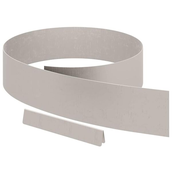 vidaXL Nurmireunus 4 pcs Ruosteinen 450 x 0.05 x 15 cm Kulunut Ter&auml;s