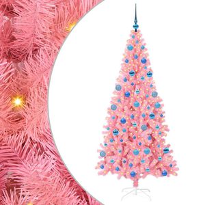 vidaXL Joulukuusi Pinkki 180 cm Polyvinyylikloridi