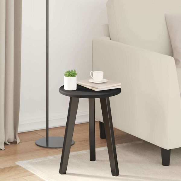 vidaXL P&ouml;yt&auml;levy Musta 30 x 30 x 1,5 cm Tekninen puu