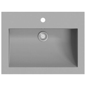 vidaXL Graniitti pesuallas 600x450x120 mm harmaa